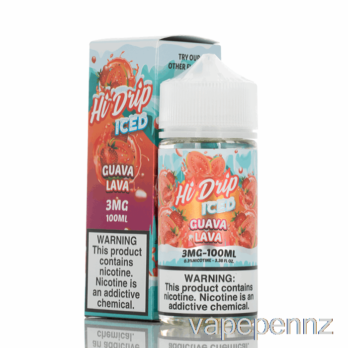 ICED Guava Lava - Hi-Drip E-Liquids - 100mL 0mg VAPE NZ
